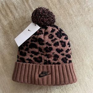 SOLD NWT Nike Cuffed Beanie, Leopard Print